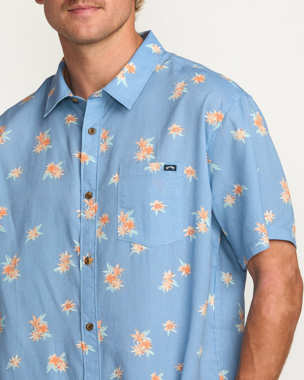 Sundays Mini Short Sleeve Shirt - Carolina Blue | Billabong Men