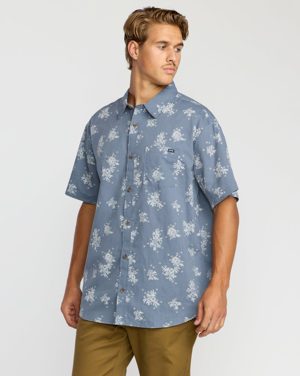 Sundays Mini Short Sleeve Shirt - Steel Blue | Billabong Men