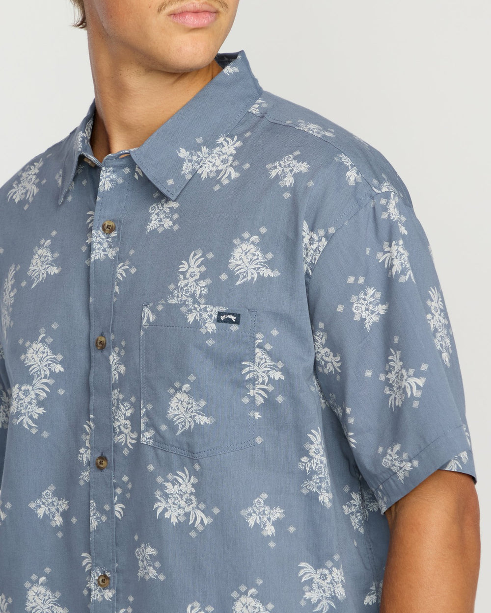 Sundays Mini Short Sleeve Shirt - Steel Blue | Billabong Men
