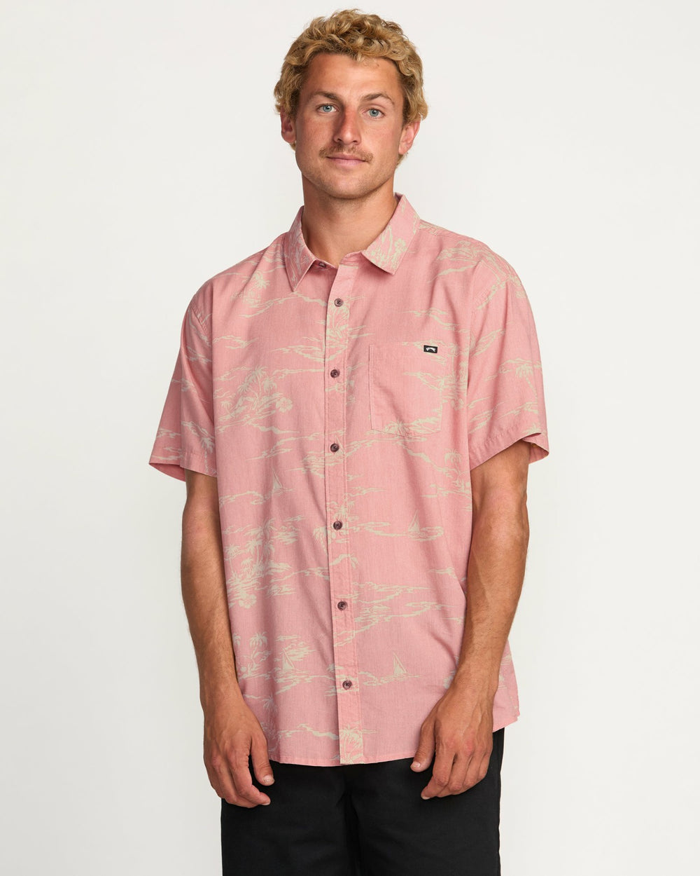 Sundays Short Sleeve Shirt - Dust Red | Billabong Men