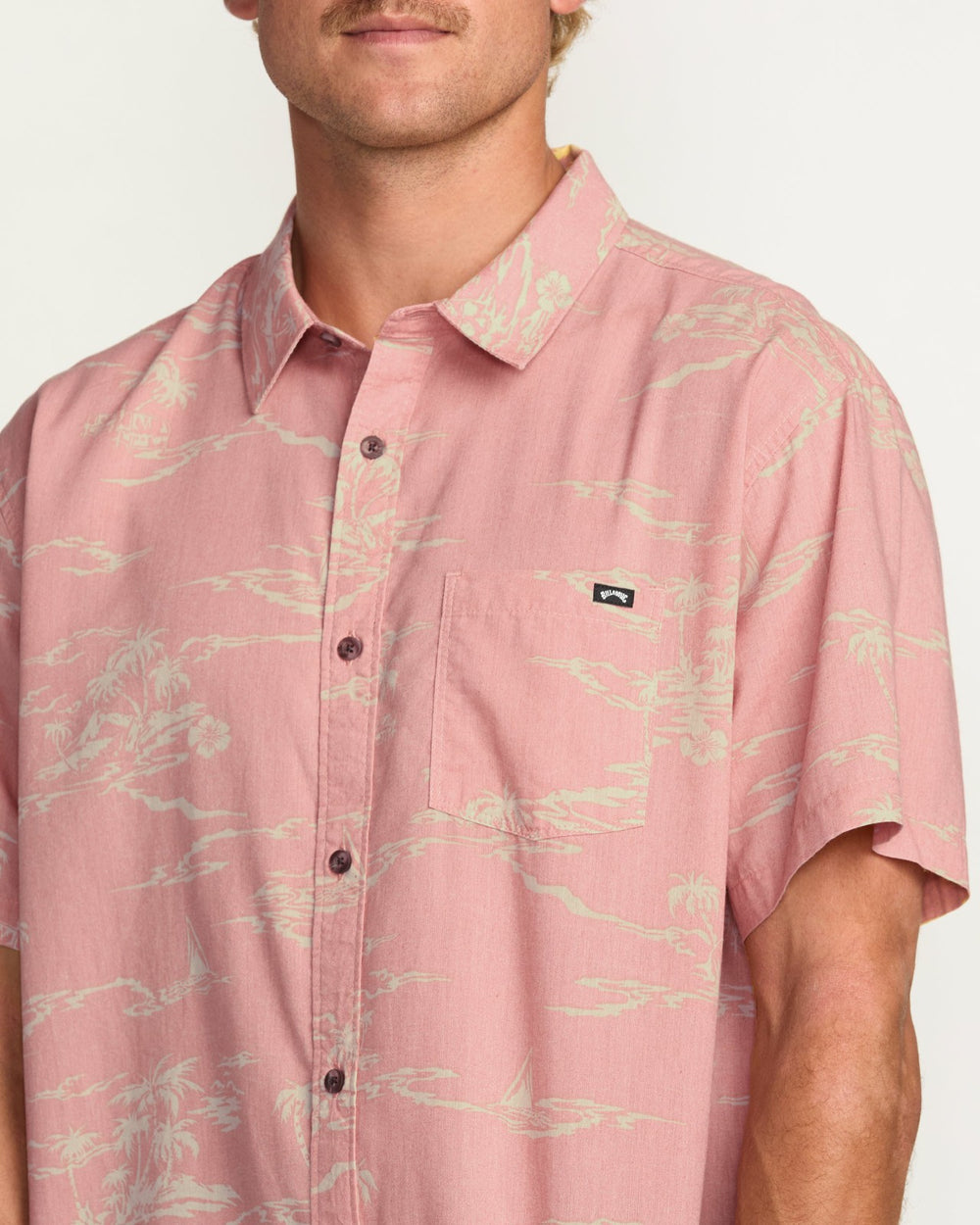 Sundays Short Sleeve Shirt - Dust Red | Billabong Men