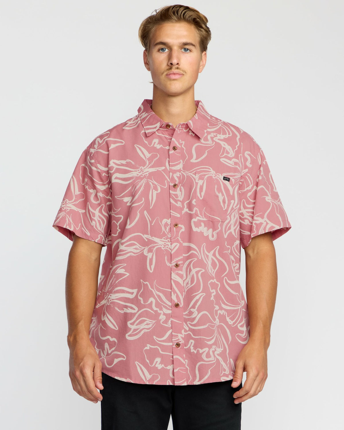 Sundays Short Sleeve Shirt - Faded Rose | Billabong Men