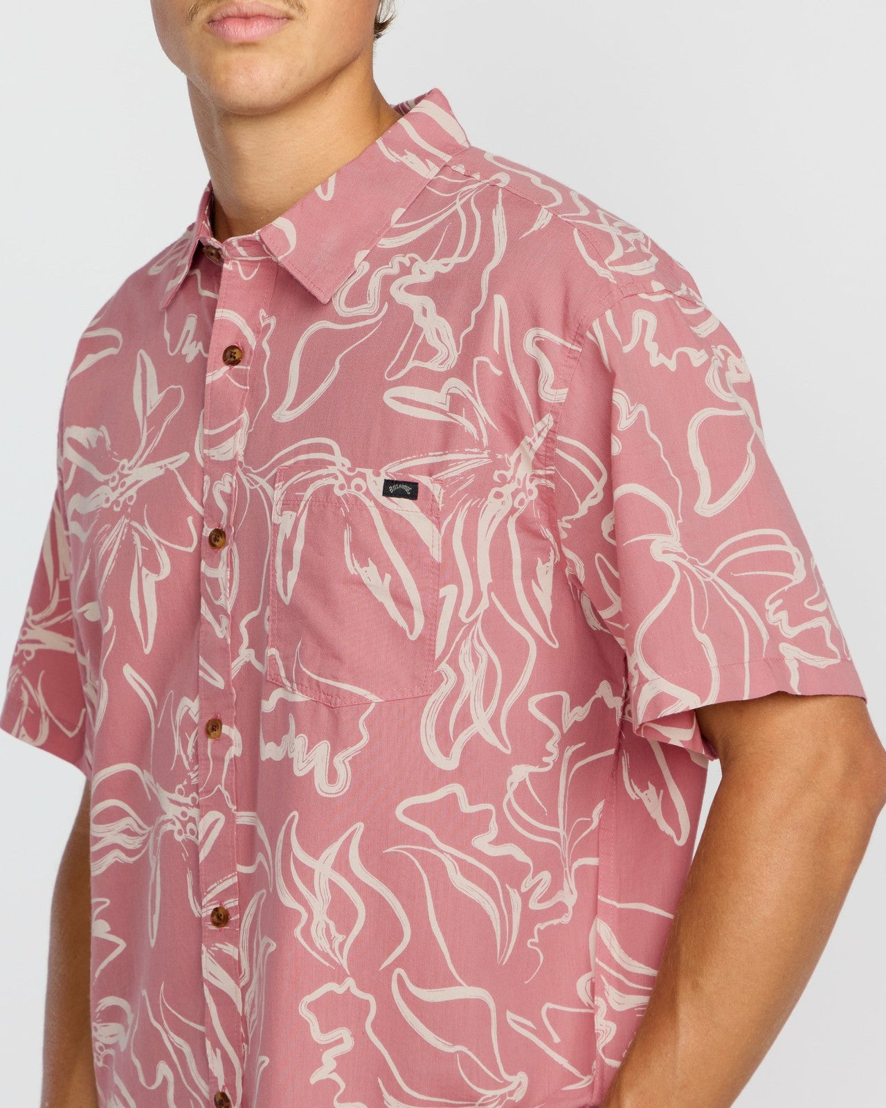 Sundays Short Sleeve Shirt - Faded Rose | Billabong Men