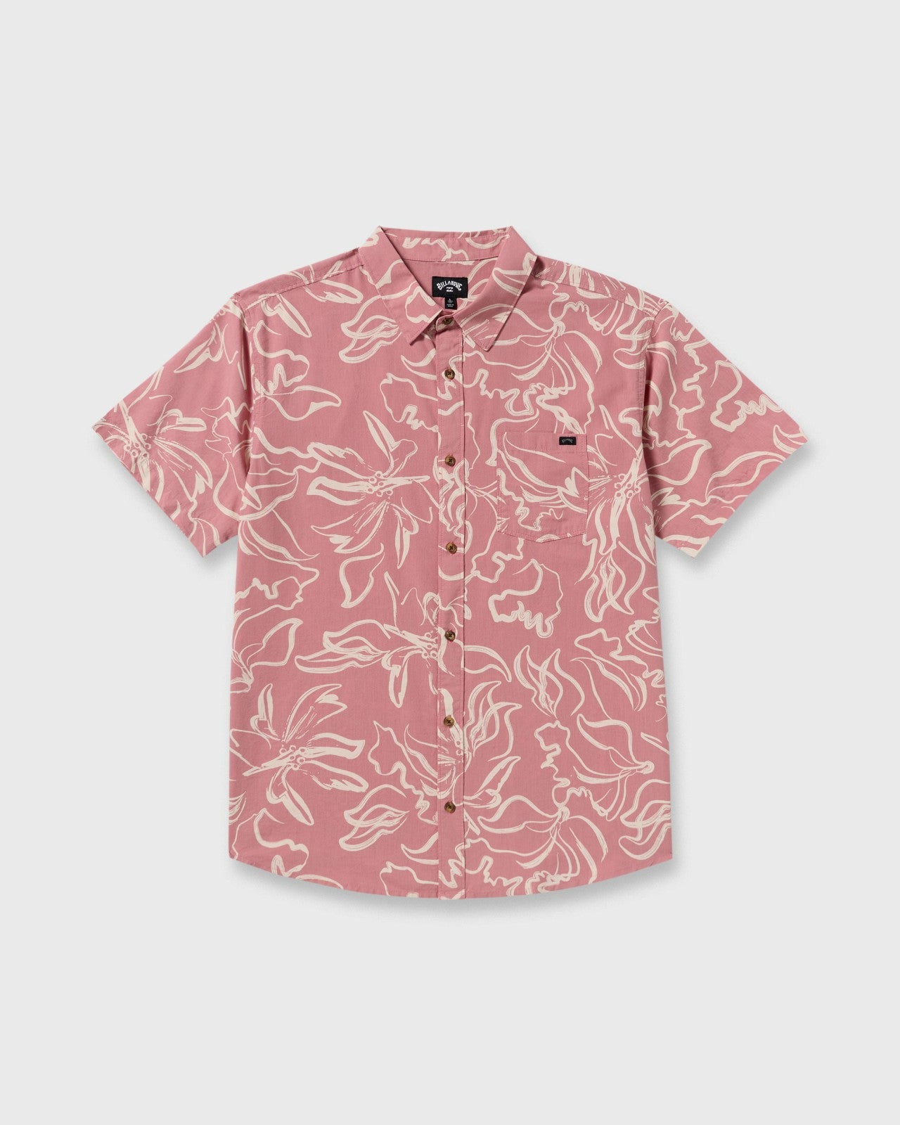 Sundays Short Sleeve Shirt - Faded Rose | Billabong Men
