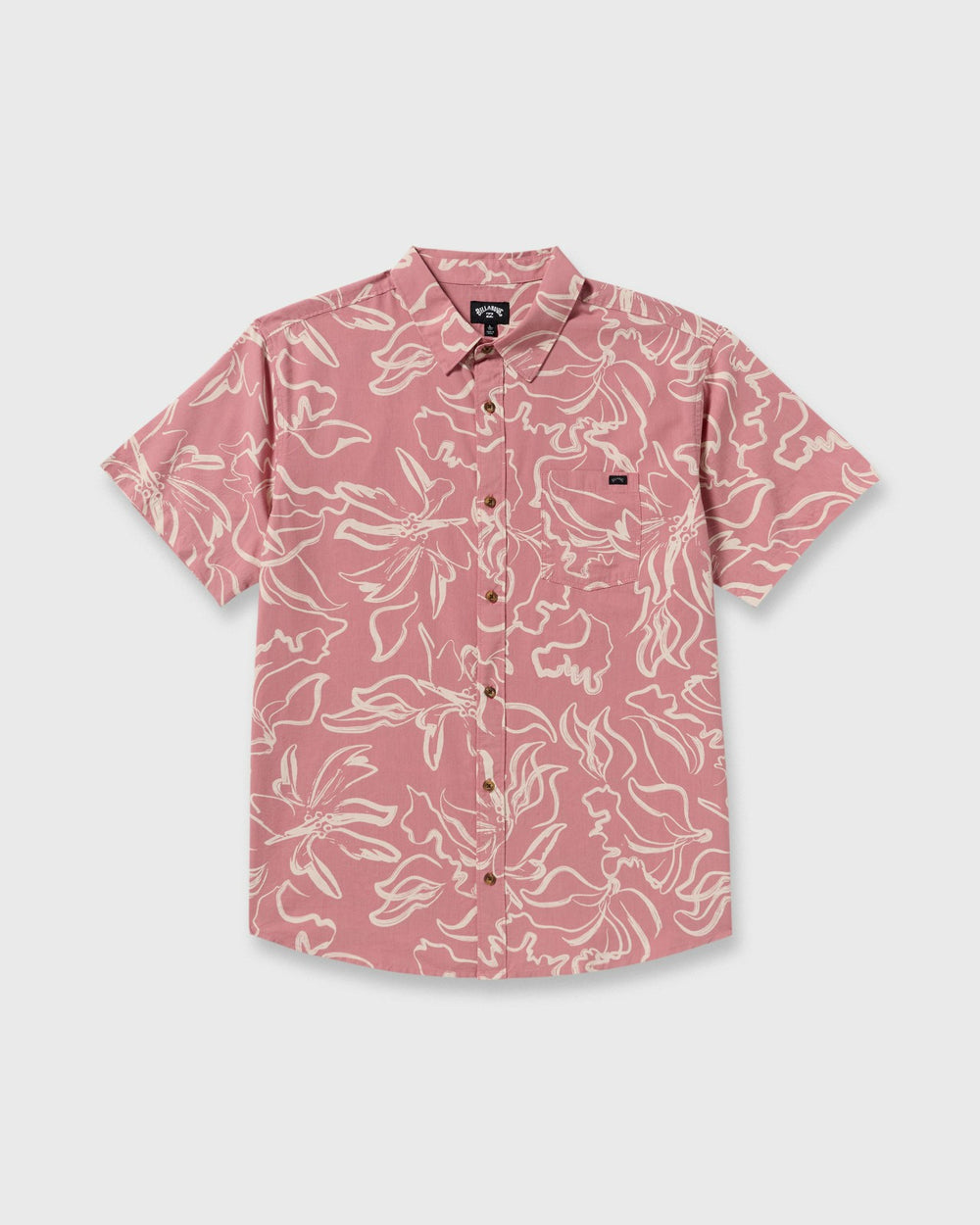 Sundays Short Sleeve Shirt - Faded Rose | Billabong Men