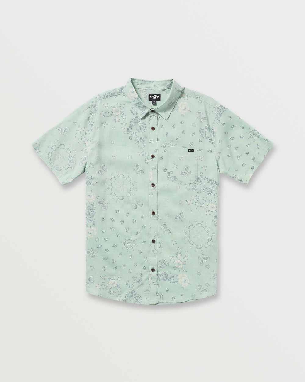 Sundays Short Sleeve Shirt - Mist Green | Billabong Men