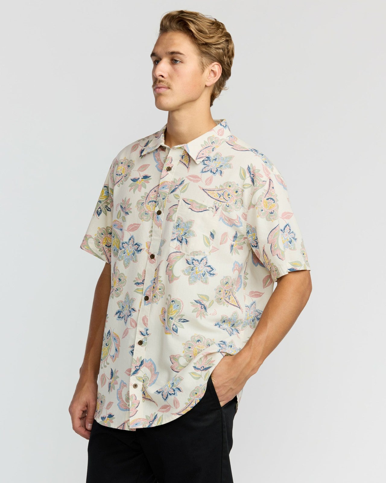 Sundays Short Sleeve Shirt - Sand | Billabong Men