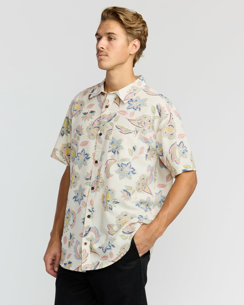 Sundays Short Sleeve Shirt - Sand | Billabong Men