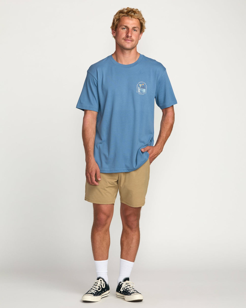 Sundown A/Div Tee - Carolina Blue | Billabong Men