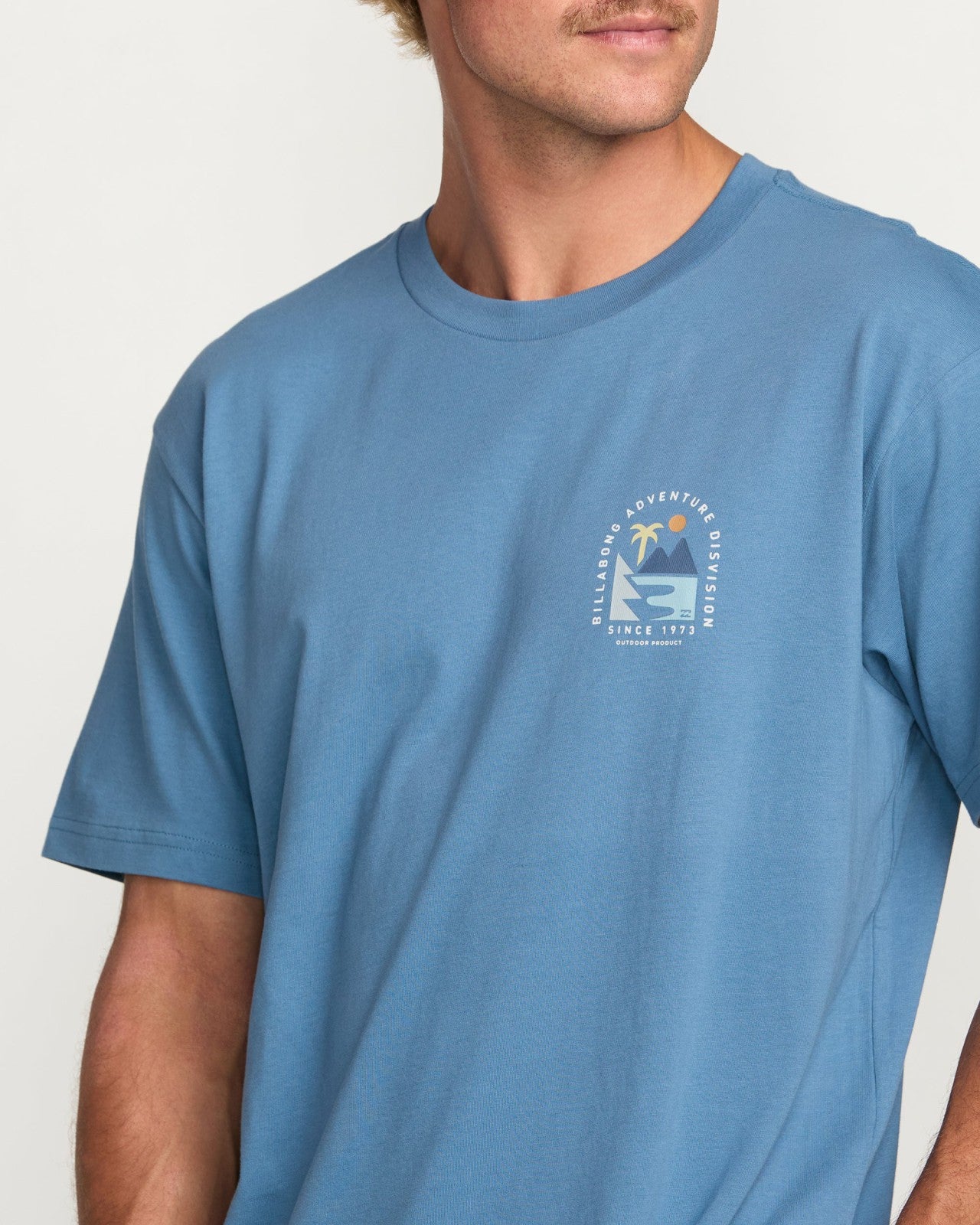 Sundown A/Div Tee - Carolina Blue | Billabong Men