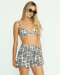 Sun Fade Printed Shorts - Black Sands | Billabong Women