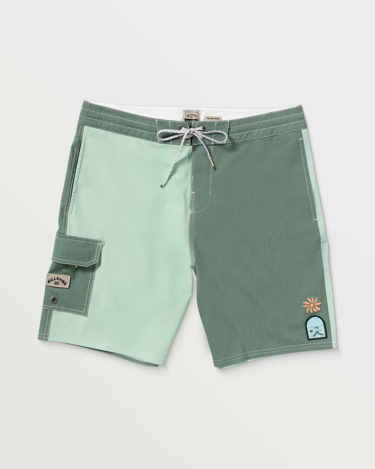 Sunshine Lo Tide 19" Boardshorts - Green Tea | Billabong Men
