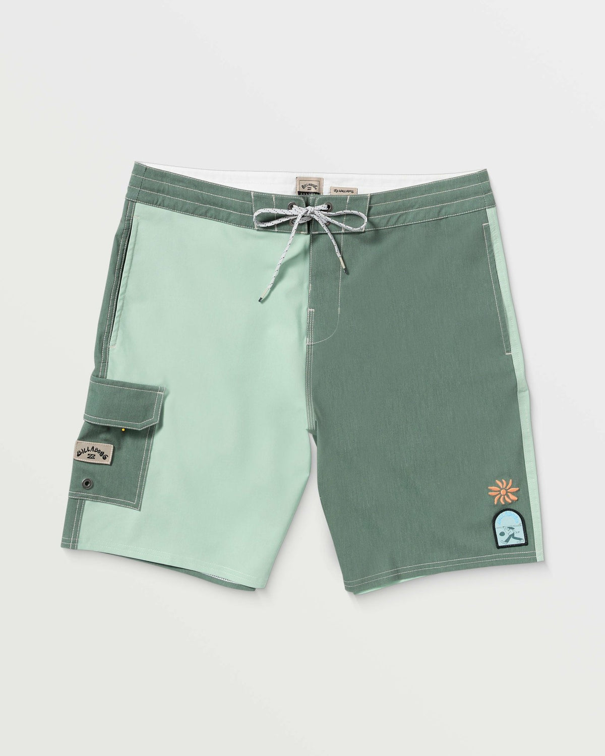 Sunshine Lo Tide 19" Boardshorts - Green Tea | Billabong Men