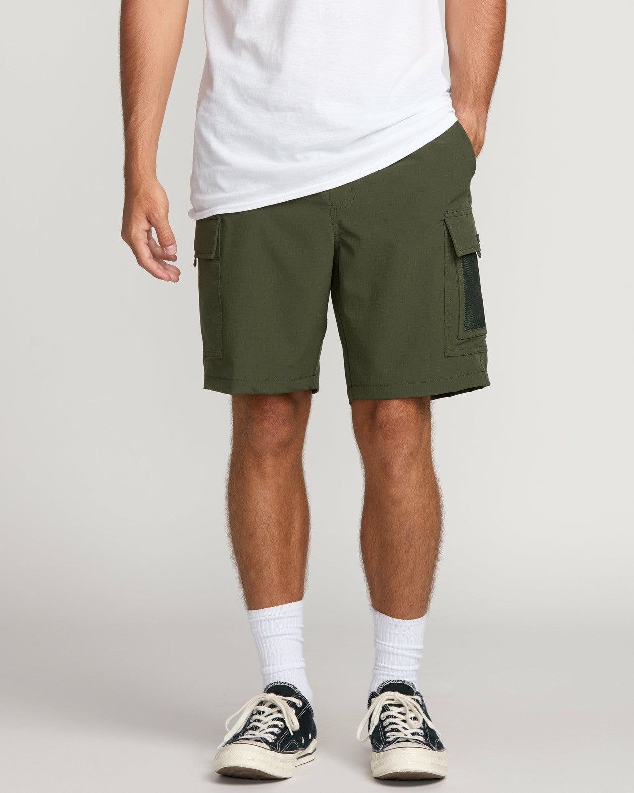 Surftrek Cargo Hybrid Shorts - Dark Military | Billabong Men