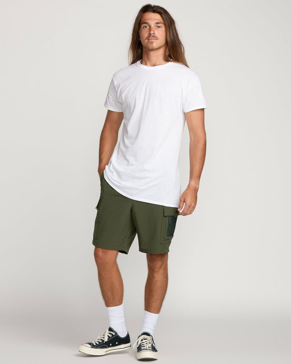 Surftrek Cargo Hybrid Shorts - Dark Military | Billabong Men