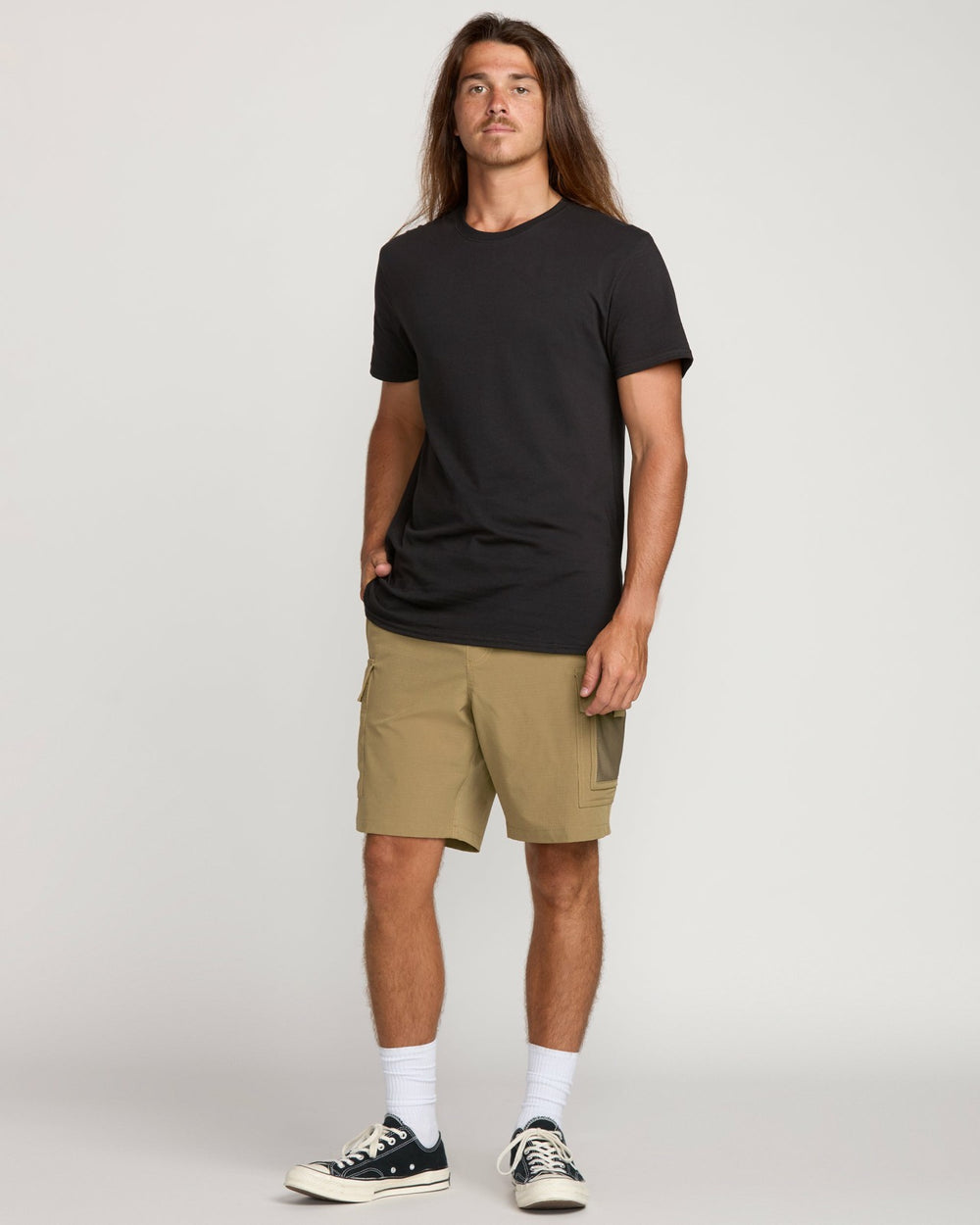 Surftrek Cargo Hybrid Shorts - Gravel | Billabong Men