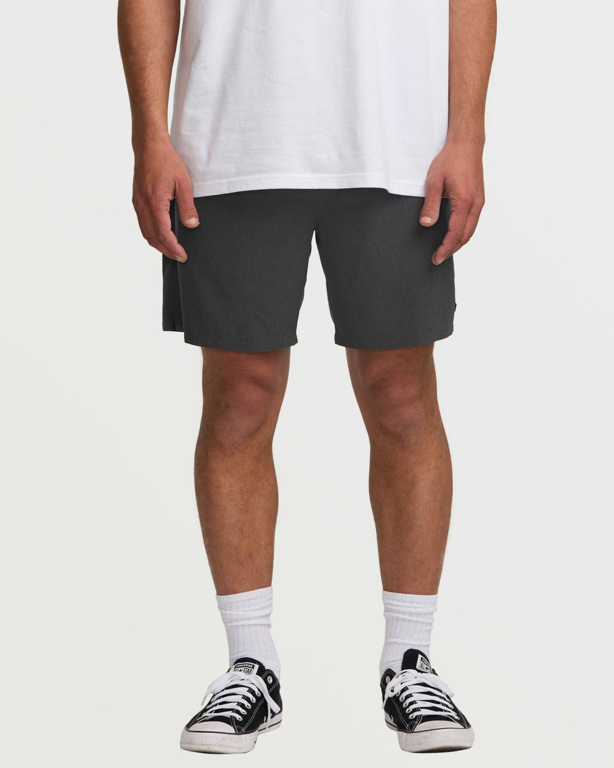 Surftrek Perforated Elastic 17" Hybrid Shorts - Black | Billabong Men