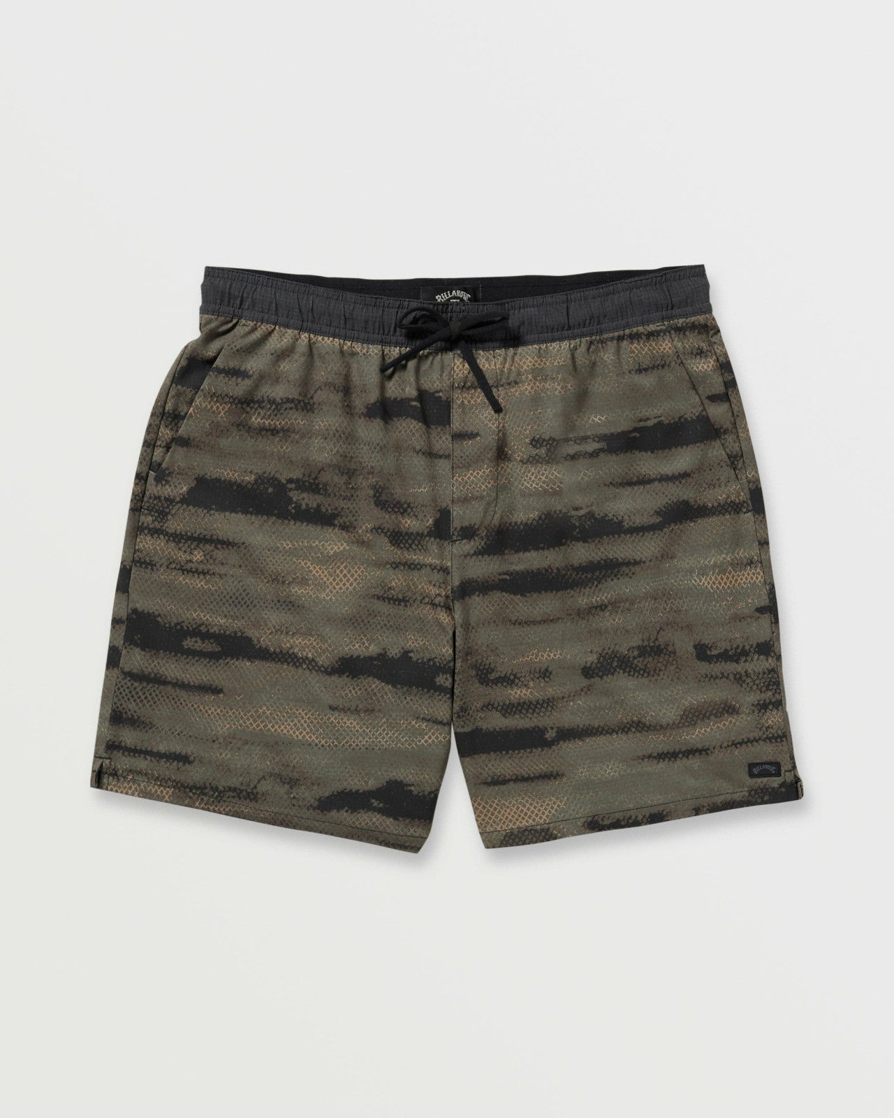 Surftrek Perforated Elastic 17" Hybrid Shorts - Dark Military | Billabong Men