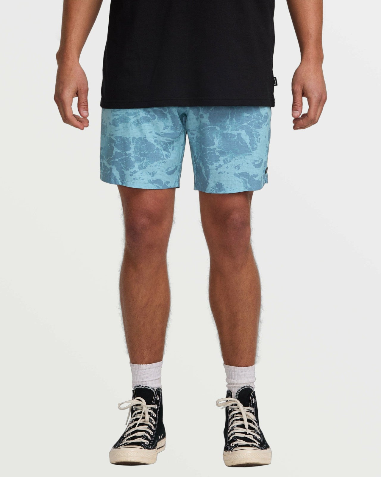 Surftrek Perforated Elastic 17" Hybrid Shorts - Glacier Blue | Billabong Men