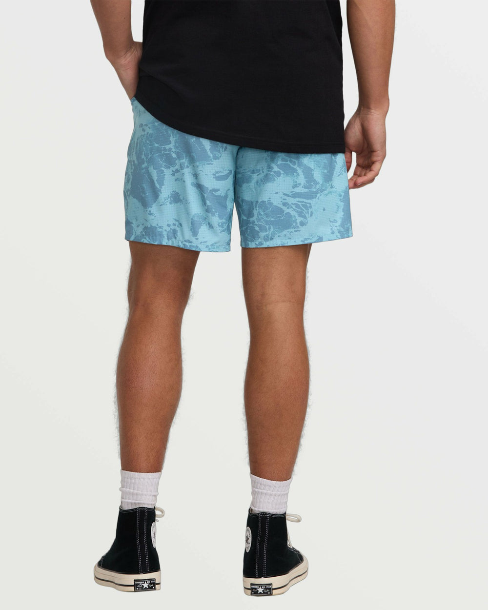 Surftrek Perforated Elastic 17" Hybrid Shorts - Glacier Blue | Billabong Men