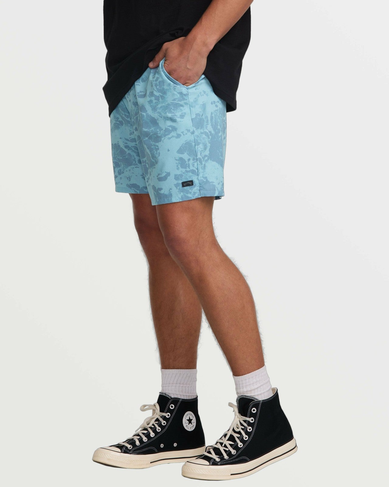 Surftrek Perforated Elastic 17" Hybrid Shorts - Glacier Blue | Billabong Men