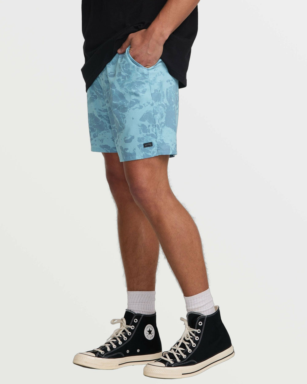 Surftrek Perforated Elastic 17" Hybrid Shorts - Glacier Blue | Billabong Men