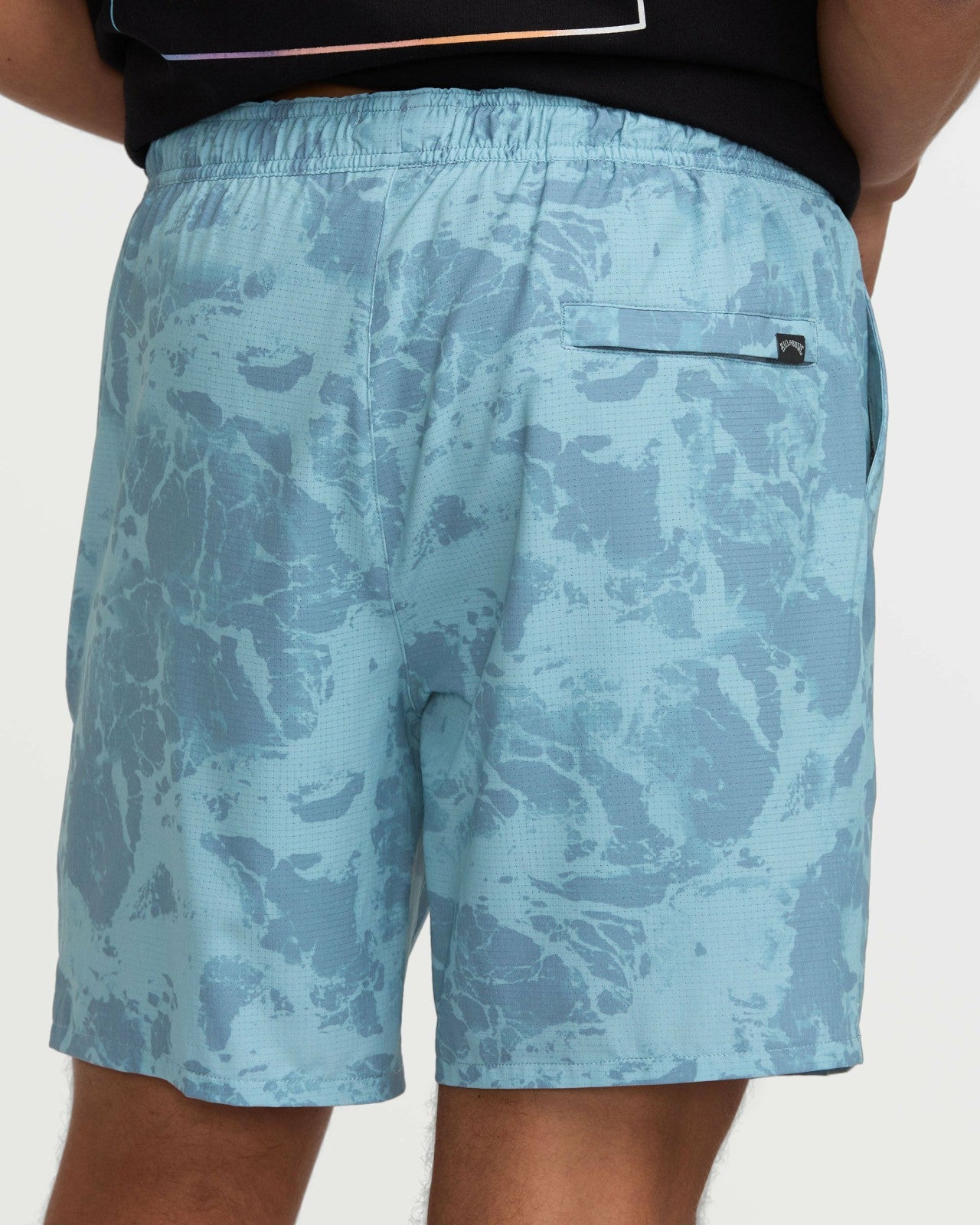 Surftrek Perforated Elastic 17" Hybrid Shorts - Glacier Blue | Billabong Men