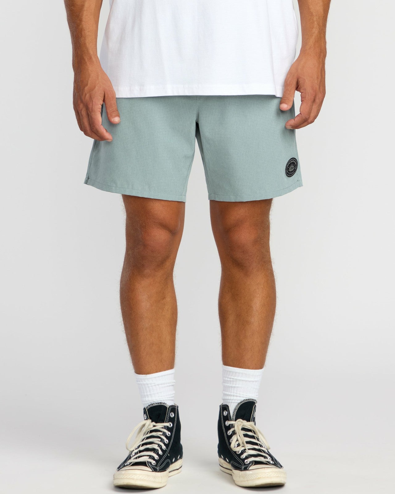 Surftrek Perforated Elastic 17" Hybrid Shorts - Sea Blue | Billabong Men