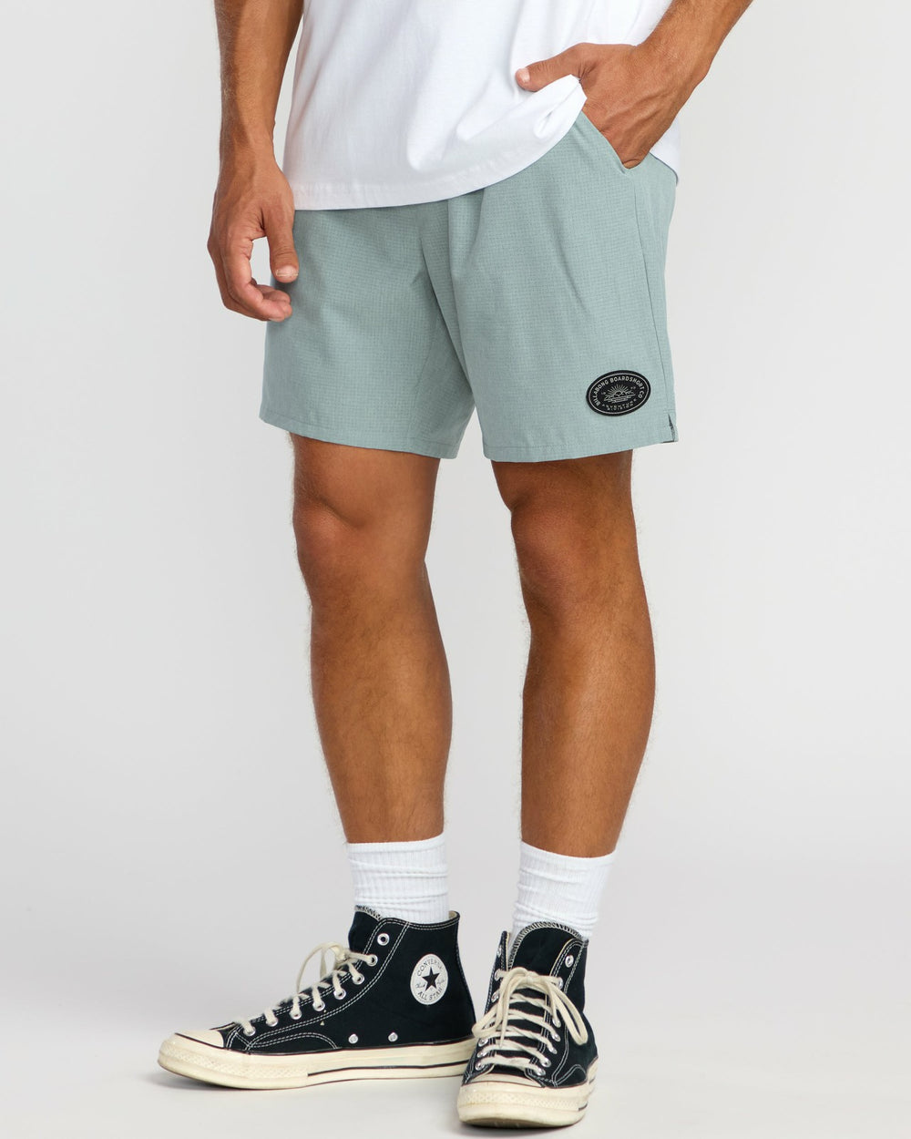 Surftrek Perforated Elastic 17" Hybrid Shorts - Sea Blue | Billabong Men