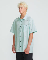 Surftrek Transit Short Sleeve Shirt - Dusty Blue | Billabong Men