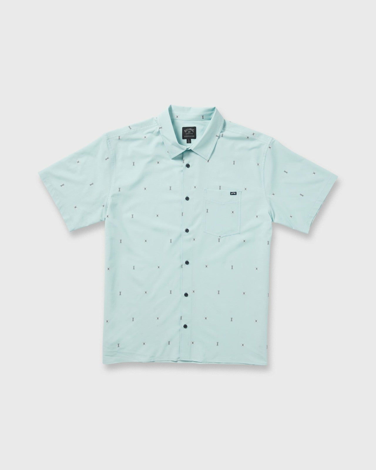 Surftrek Transit Short Sleeve Shirt - Dusty Blue | Billabong Men