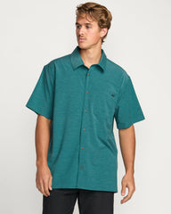 Surftrek Transit Short Sleeve Shirt - Marine | Billabong Men