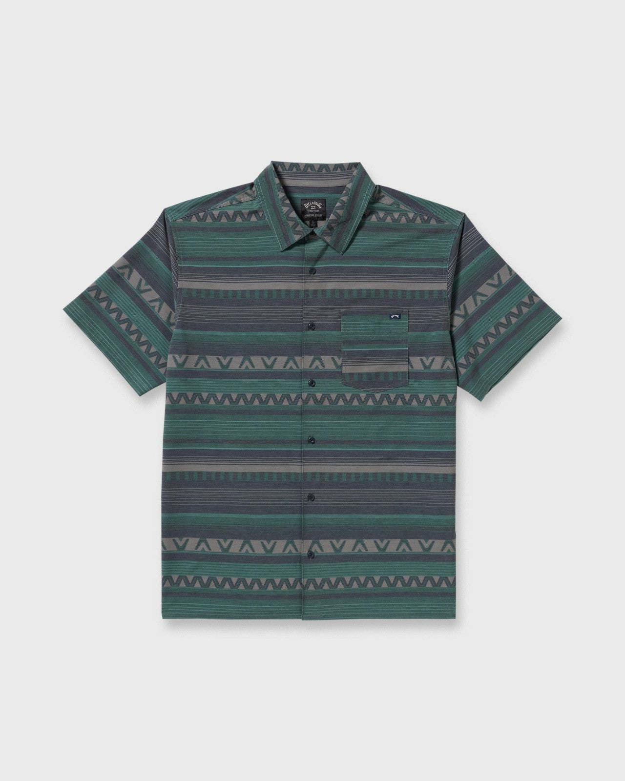 Surftrek Transit Short Sleeve Shirt - Navy | Billabong Men