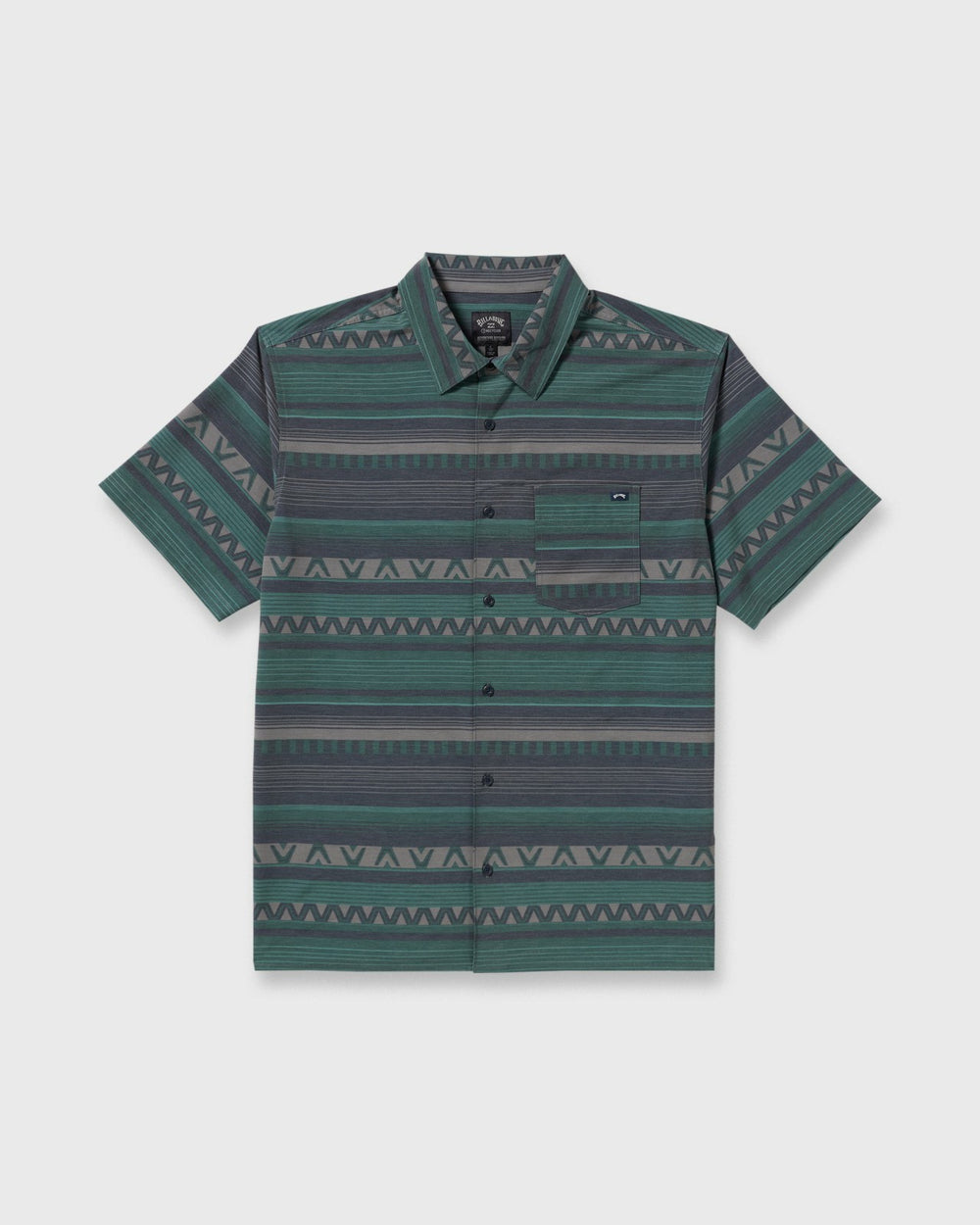 Surftrek Transit Short Sleeve Shirt - Navy | Billabong Men