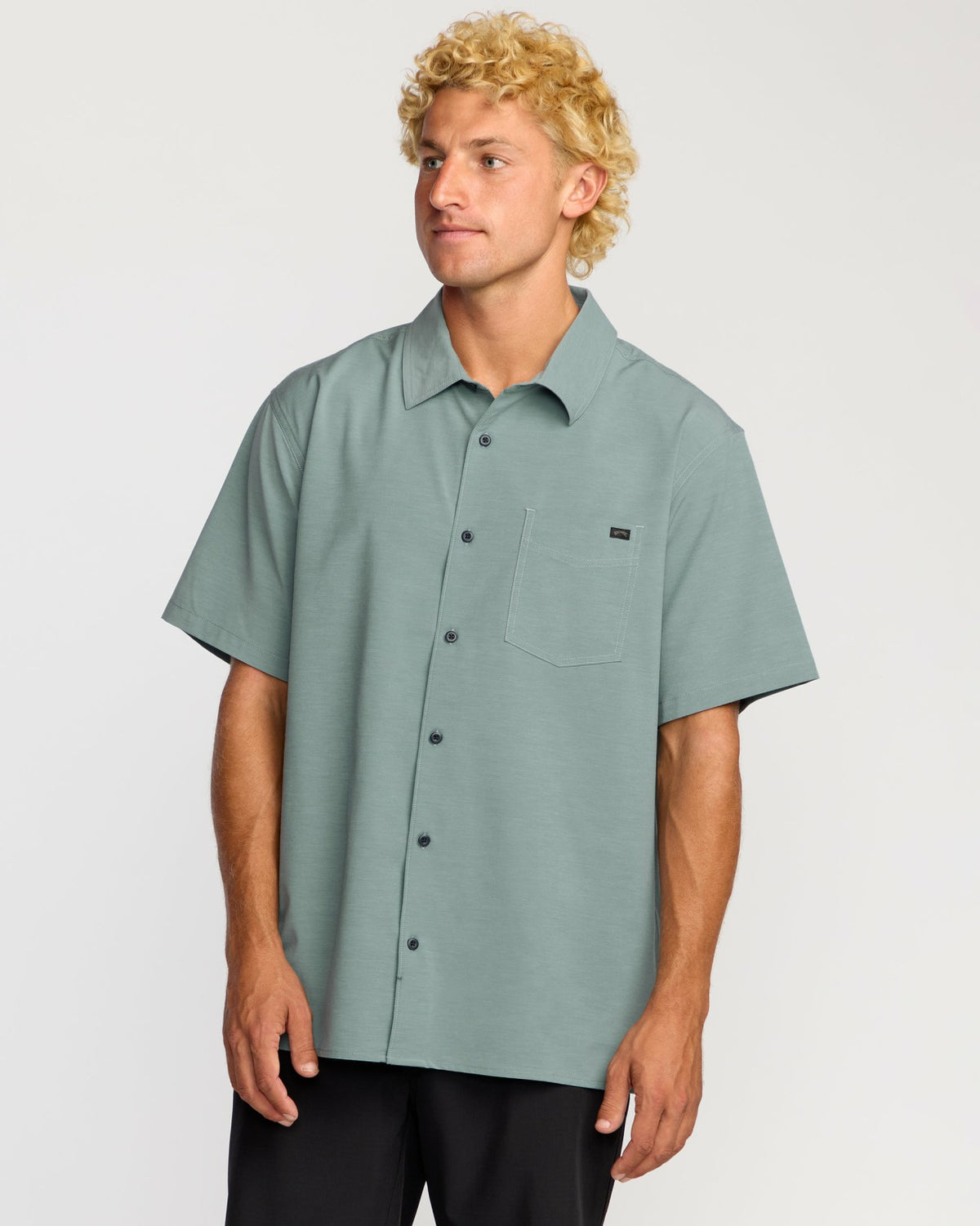 Surftrek Transit Short Sleeve Shirt - Sea Blue | Billabong Men
