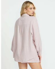 Sweet Swell Long Sleeve Shirt - Haze | Billabong Women