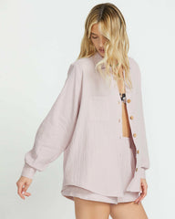 Sweet Swell Long Sleeve Shirt - Haze | Billabong Women