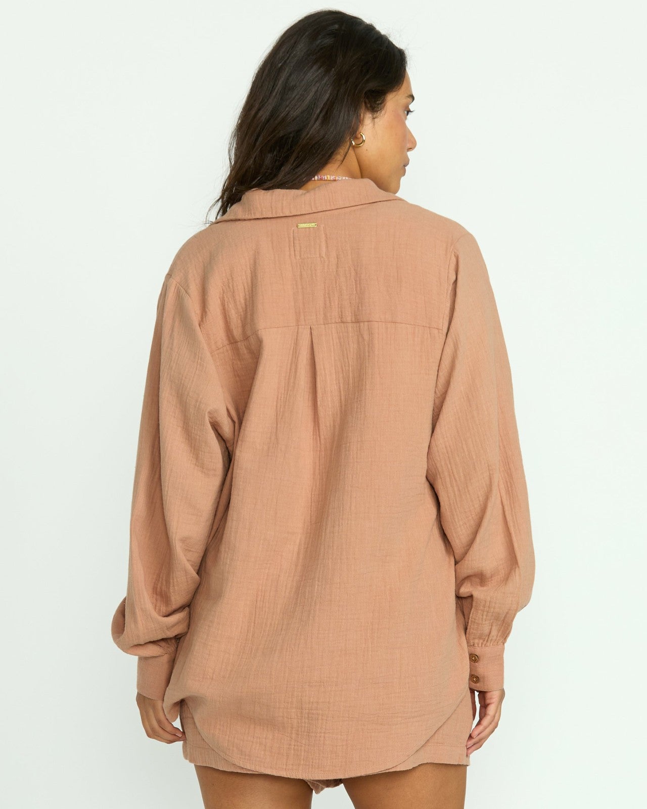 Sweet Swell Long Sleeve Shirt - Rose Brown | Billabong Women
