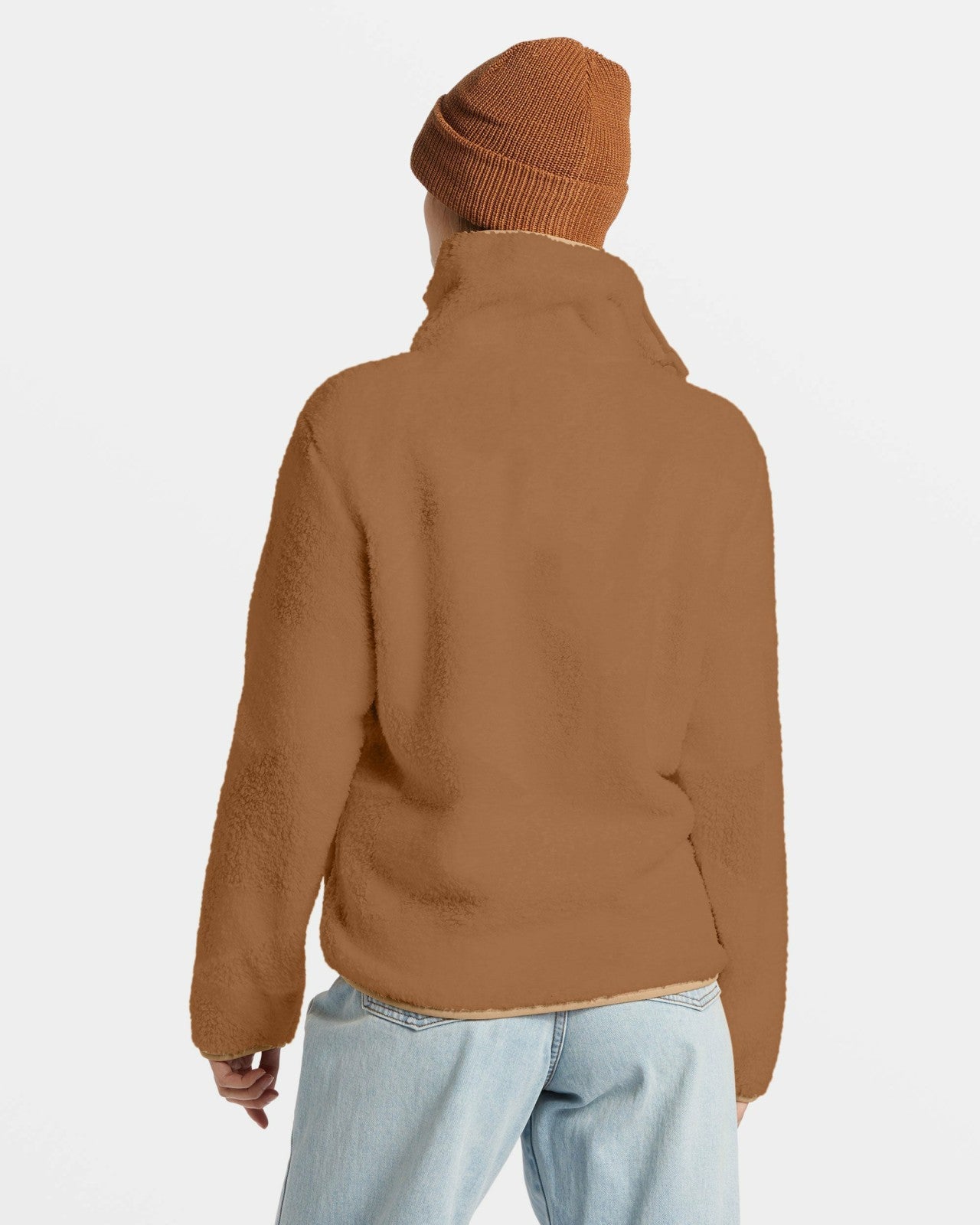 Switchback Mock Neck Fleece - Sandalwood | Billabong Women
