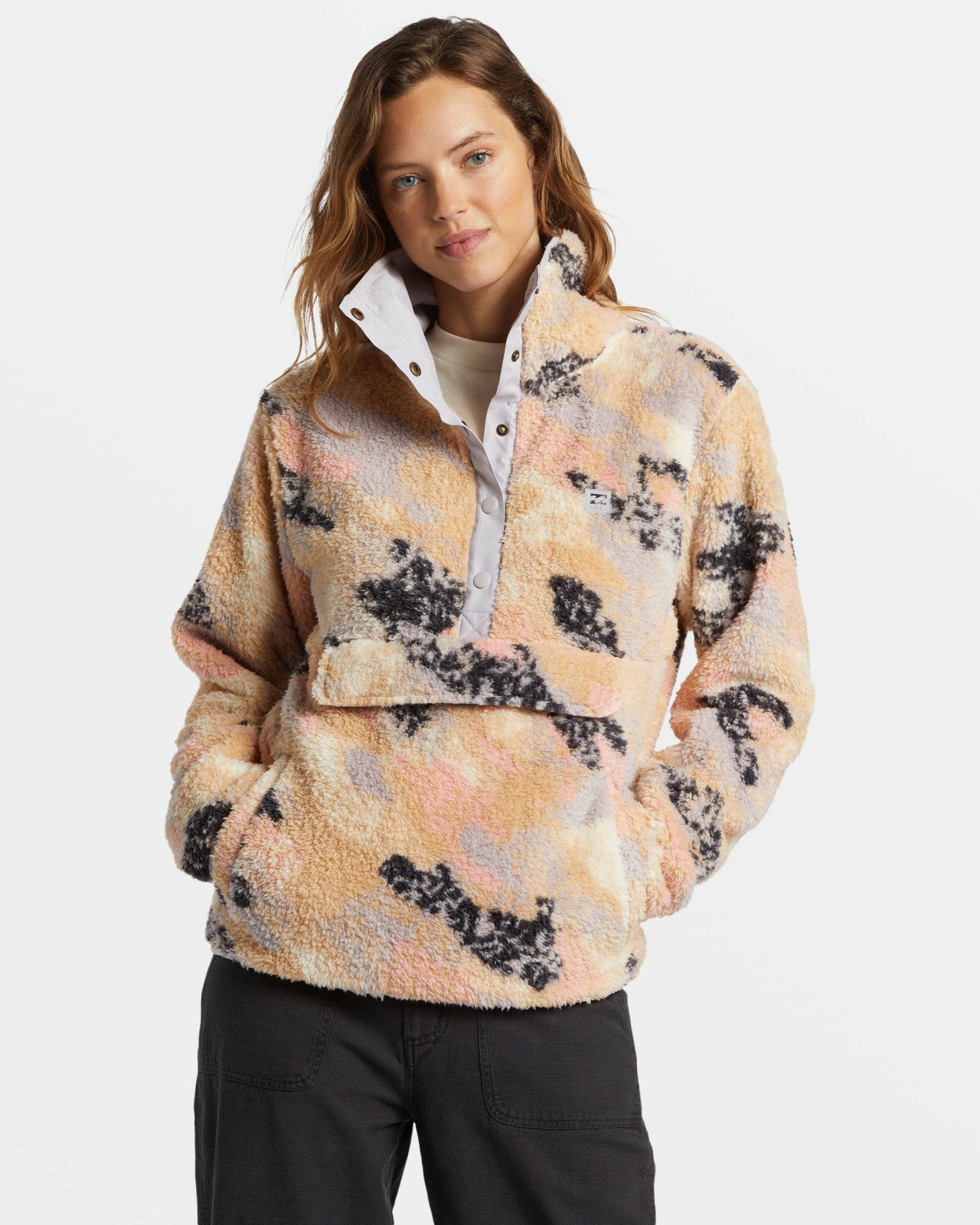 Switchback Mock Neck Fleece - Summer Rain | Billabong Women
