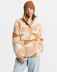 Switchback Mock Neck Fleece - White Cap | Billabong Women