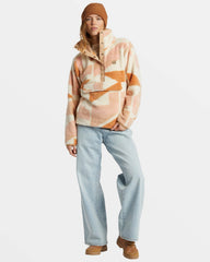 Switchback Mock Neck Fleece - White Cap | Billabong Women