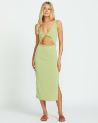 Take A Look Reversible Dress - Avocado | Billabong Women