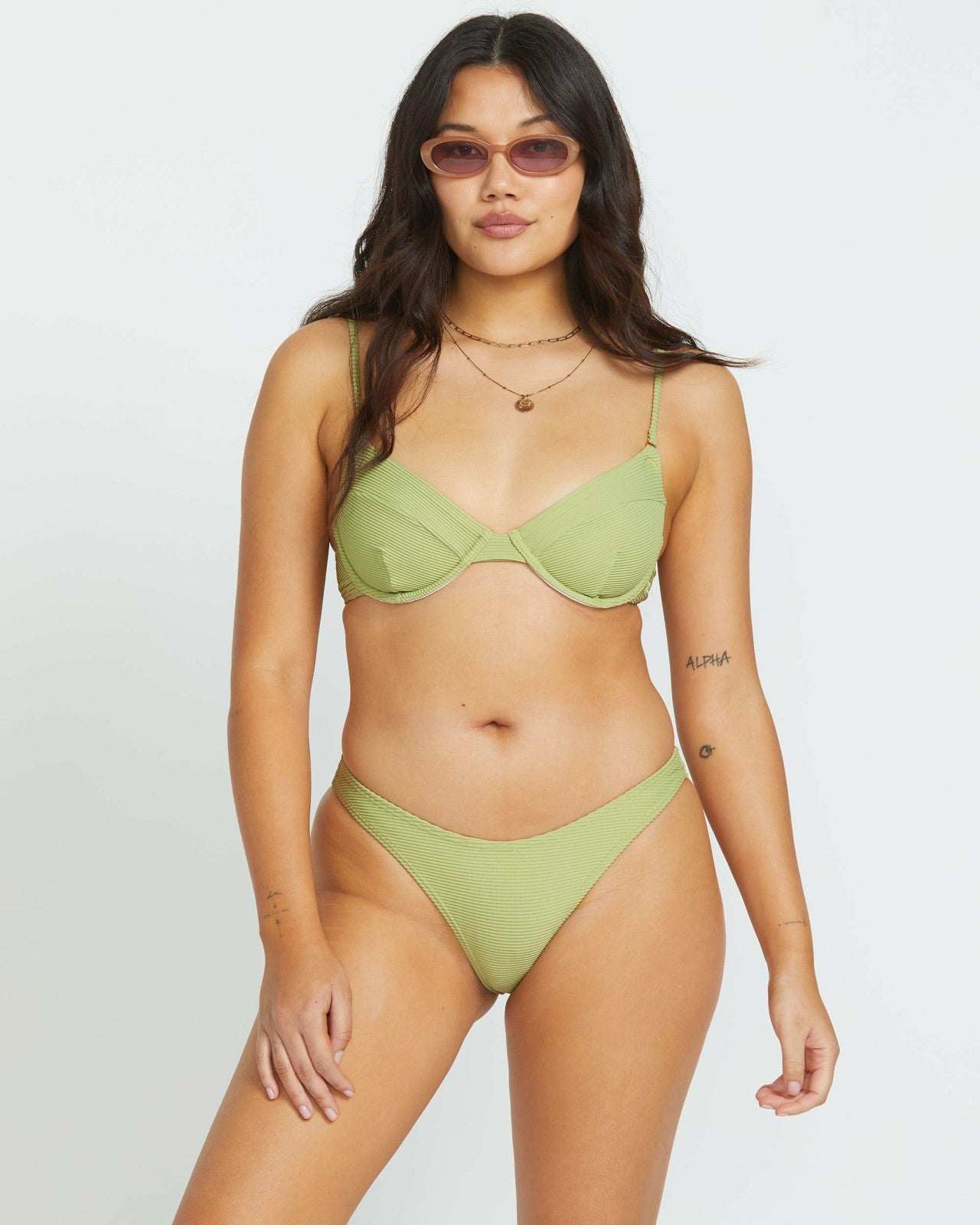 Tanlines Hike Bikini Bottom - Avocado | Billabong Women