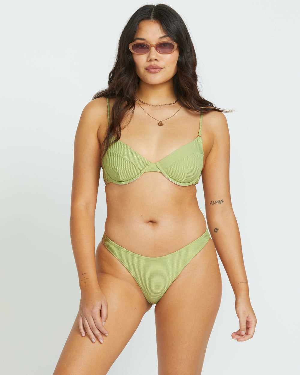Tanlines Hike Bikini Bottom - Avocado | Billabong Women