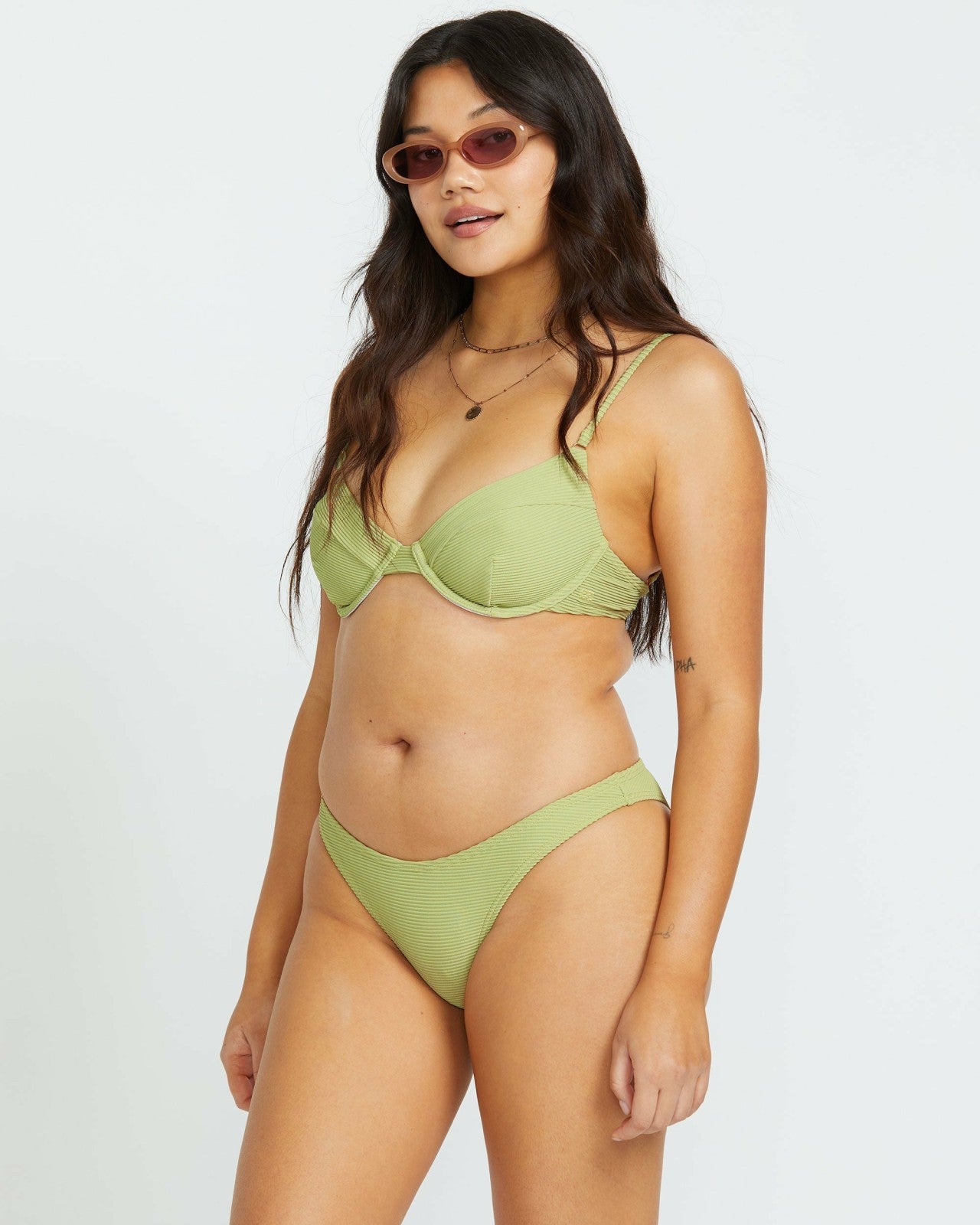 Tanlines Hike Bikini Bottom - Avocado | Billabong Women