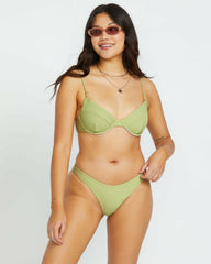 Tanlines Morgan Underwire Bikini Top - Avocado | Billabong Women