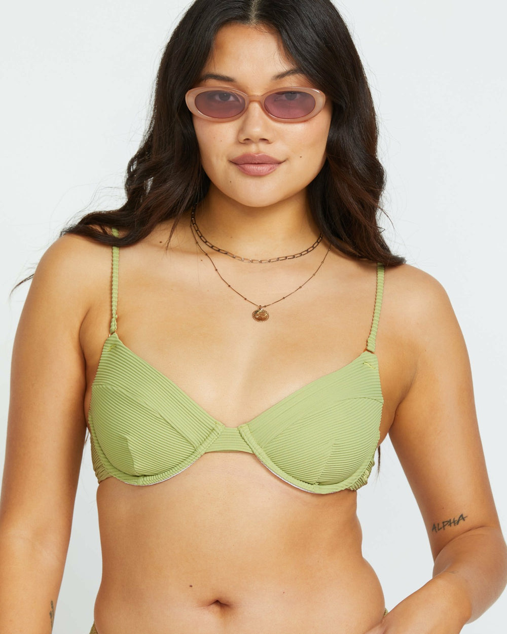 Tanlines Morgan Underwire Bikini Top - Avocado | Billabong Women