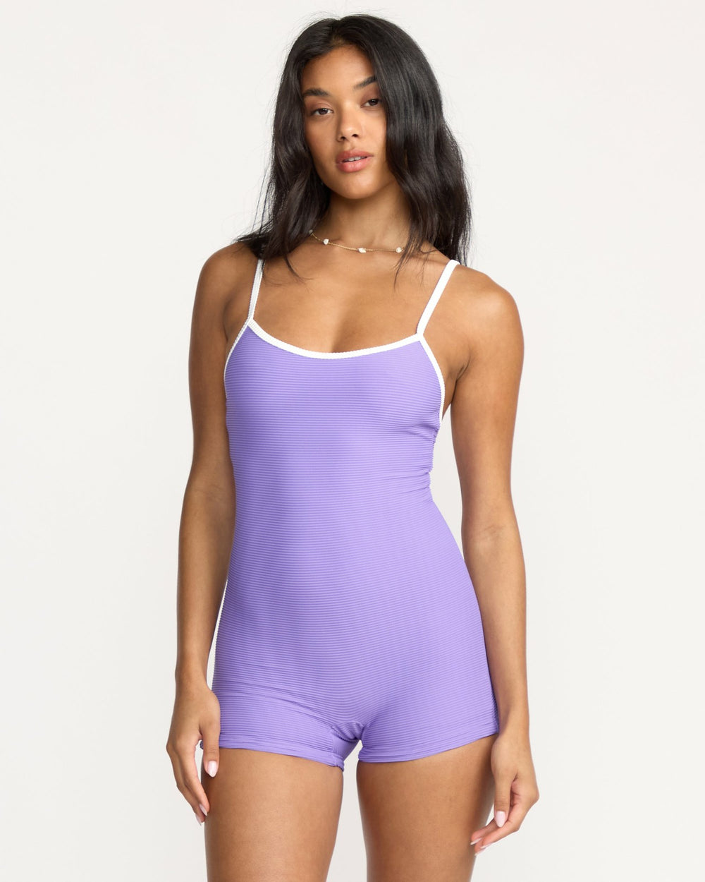 Tanlines Retro Tank Surfsuit - Purple Punch | Billabong Women