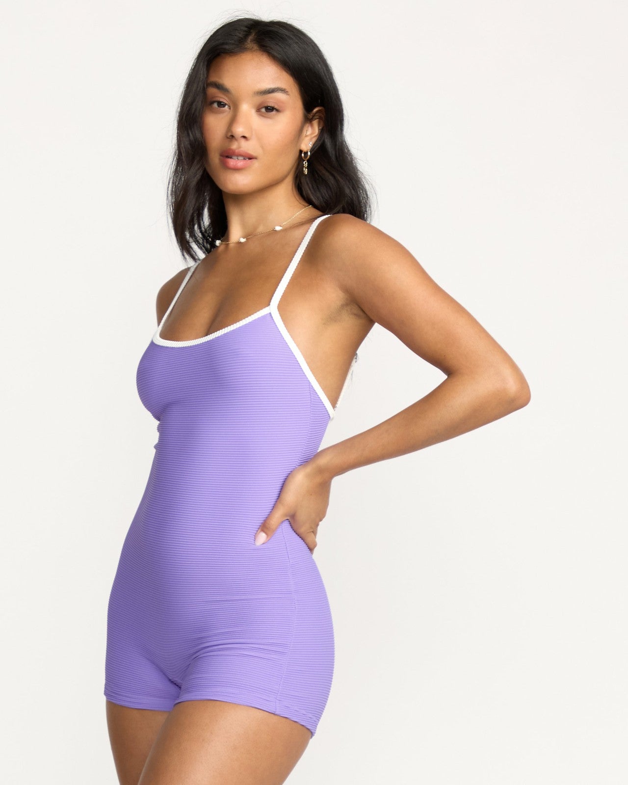 Tanlines Retro Tank Surfsuit - Purple Punch | Billabong Women